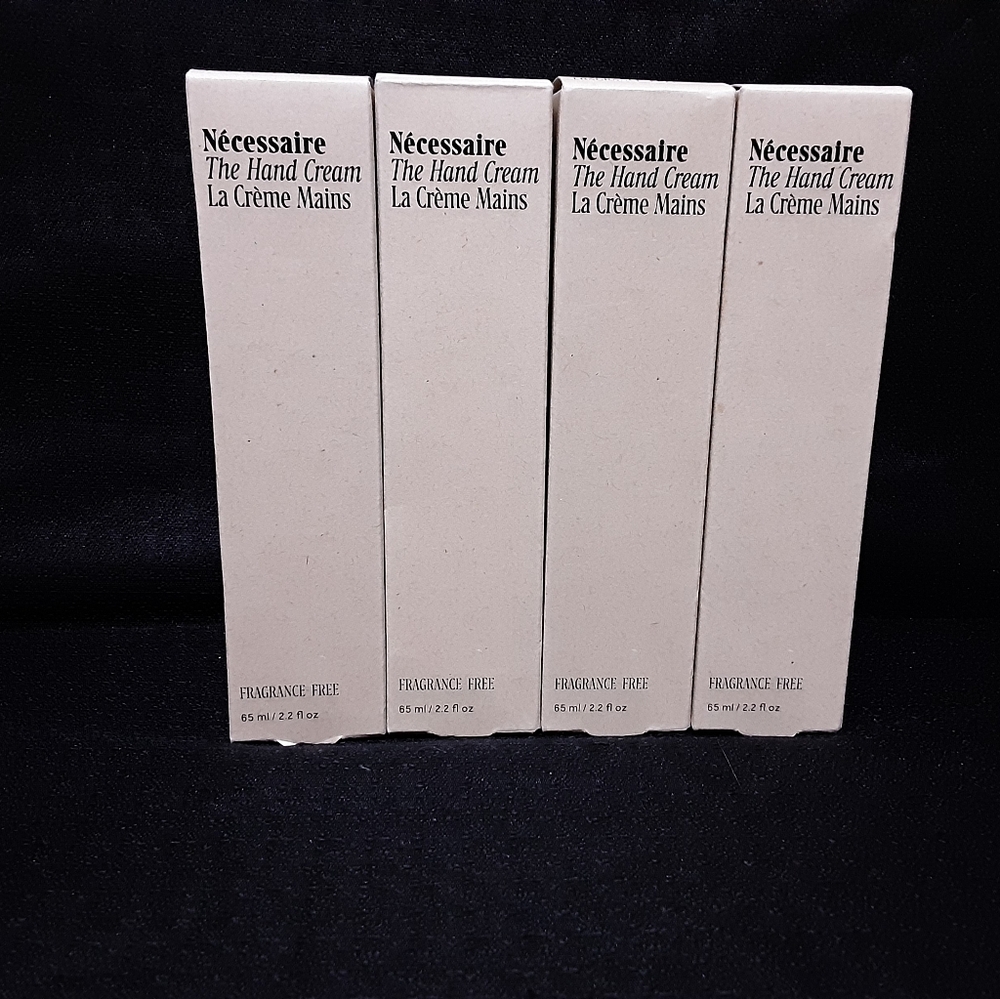 Nécessaire Fragrance Free Hand Cream Set Of 4 New